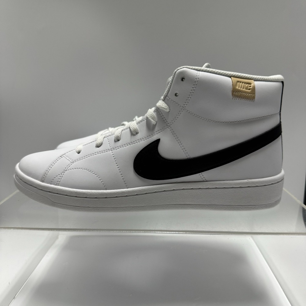 Brand New Nike Court Royale 2 Mid Sneaker White Black CQ9179-100 Men's Size 11.5